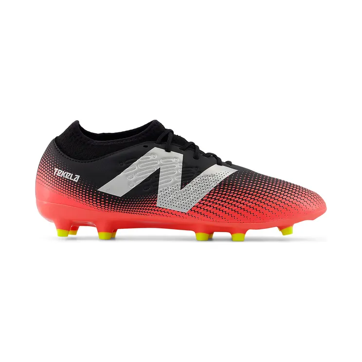 New Balance Tekela Magique V4+ FG Black Energy Red Metallic Silver (ST3FR45)