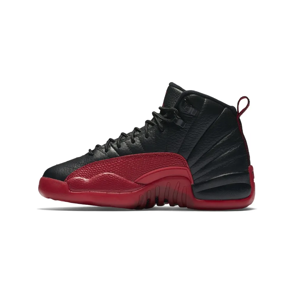 Jordan 12 Retro Flu Game 2016 (GS) Black/Varsity Red (153265-002)