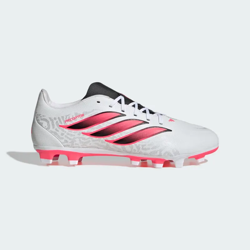 Adidas Predator Club FG/MG Soccer Cleats “Cloud White / Solar Turbo / Core Black” (IH2111)
