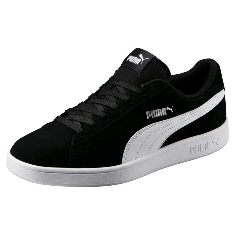 Puma Smash v2 Silver/Black/White (364989-01)
