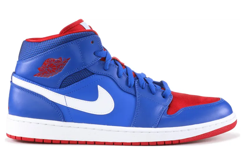 Air Jordan 1 Mid Game Royal Gym Red (554724-407)