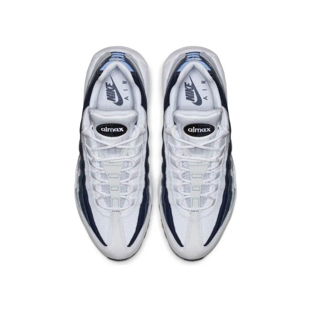 Nike Air Max 95 Essential White White Midnight Navy Monsoon Blue White (749766-114)