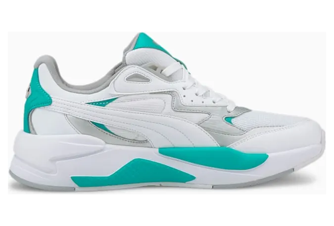 Puma Mercedes F1 X-Ray Speed motorsportschoenen Wit/Groen (307136-01)