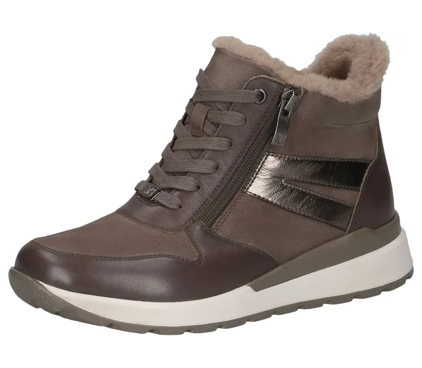 Caprice sneaker Donkerbeige (1010374)