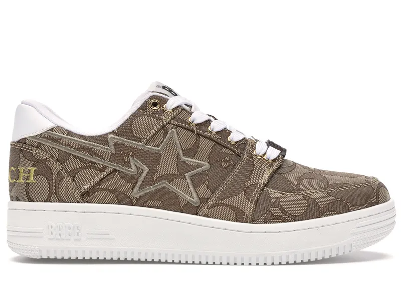 A Bathing Ape Bapesta Coach Beige (1G23191901)
