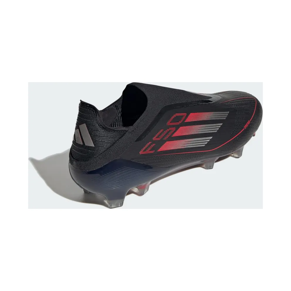 adidas F50 Elite Laceless FG Core Black Iron Metallic Lucid Red (IE1215)