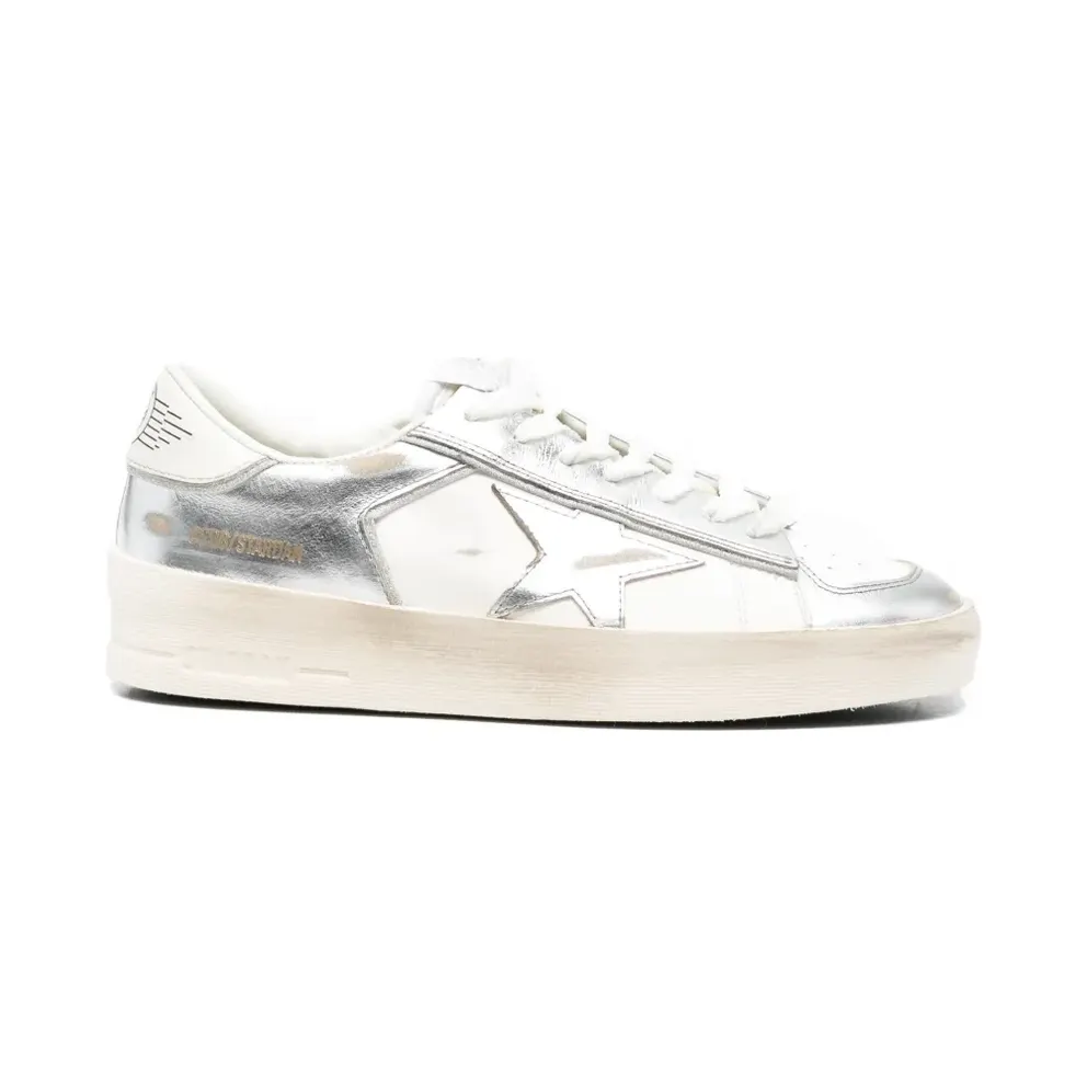 Golden Goose Stardan gelamineerde sneakers – Weiß (GWF00333F007268)