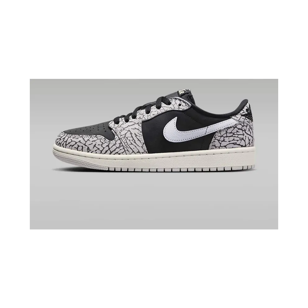 Jordan Air Jordan 1 Low “Black/Grey/White” (CZ0775-001)