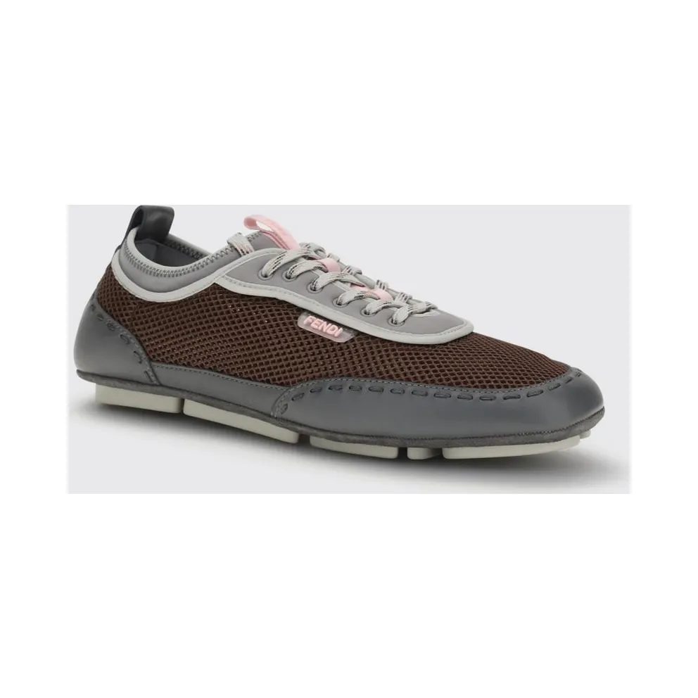 Fendi Fit in Mesh and Leather Grey (7E1853AWKLF1VAL)