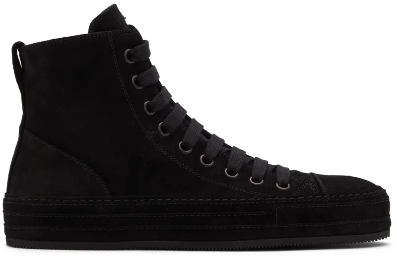 Ann Demeulemeester Black Suede Raven (2201-M-N01-375-099)
