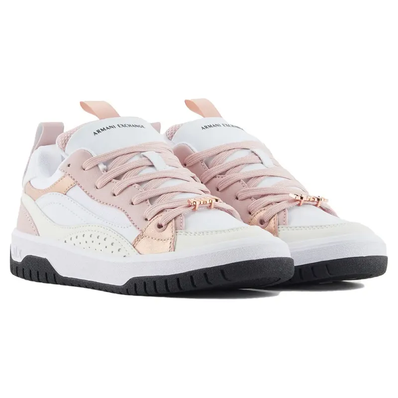 Armani Exchange Armani sneaker Off White / Rose (XDX168XV894S61940)