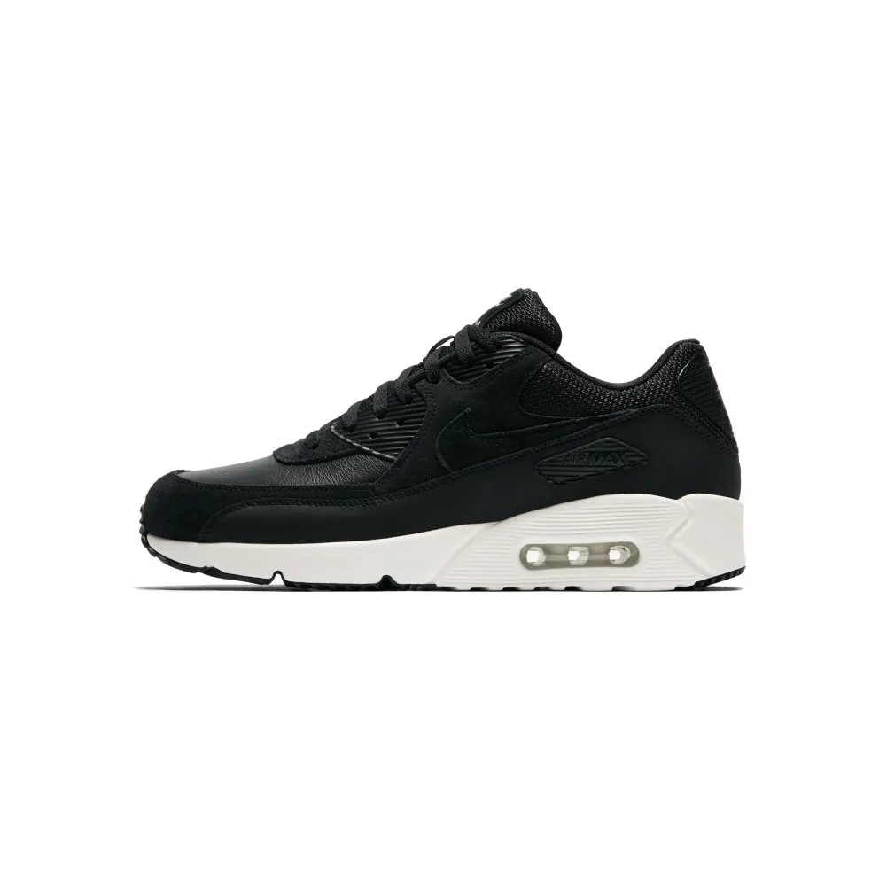 Nike Air Max 90 Ultra 2.0 Leather Black Black/White (924447-001)