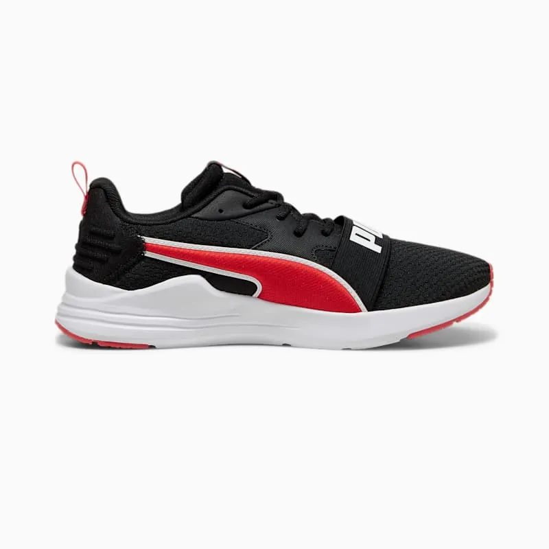 Puma Wired Run Black / For All Time Red / White (389275-14)
