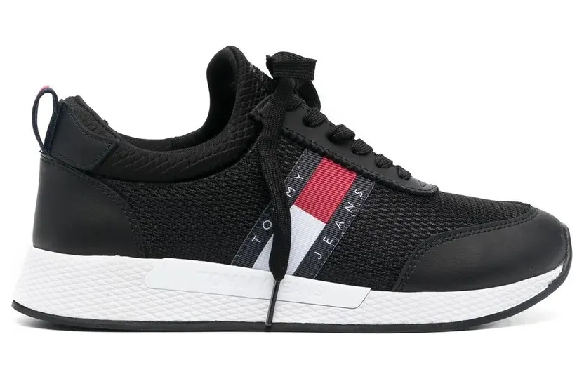 Tommy Hilfiger Tommy Jeans Flexi leren “Black” (EN0EN01789)