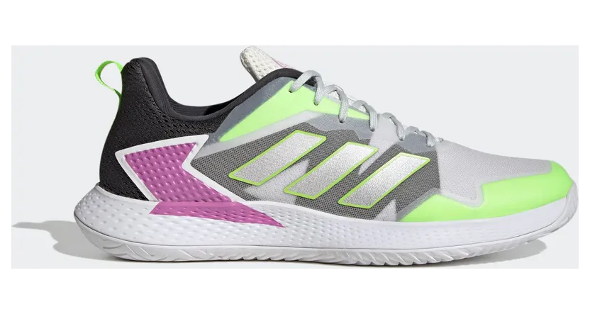 adidas Defiant Speed Tennisschoenen Crystal White / Silver Metallic / Carbon (GV9519)