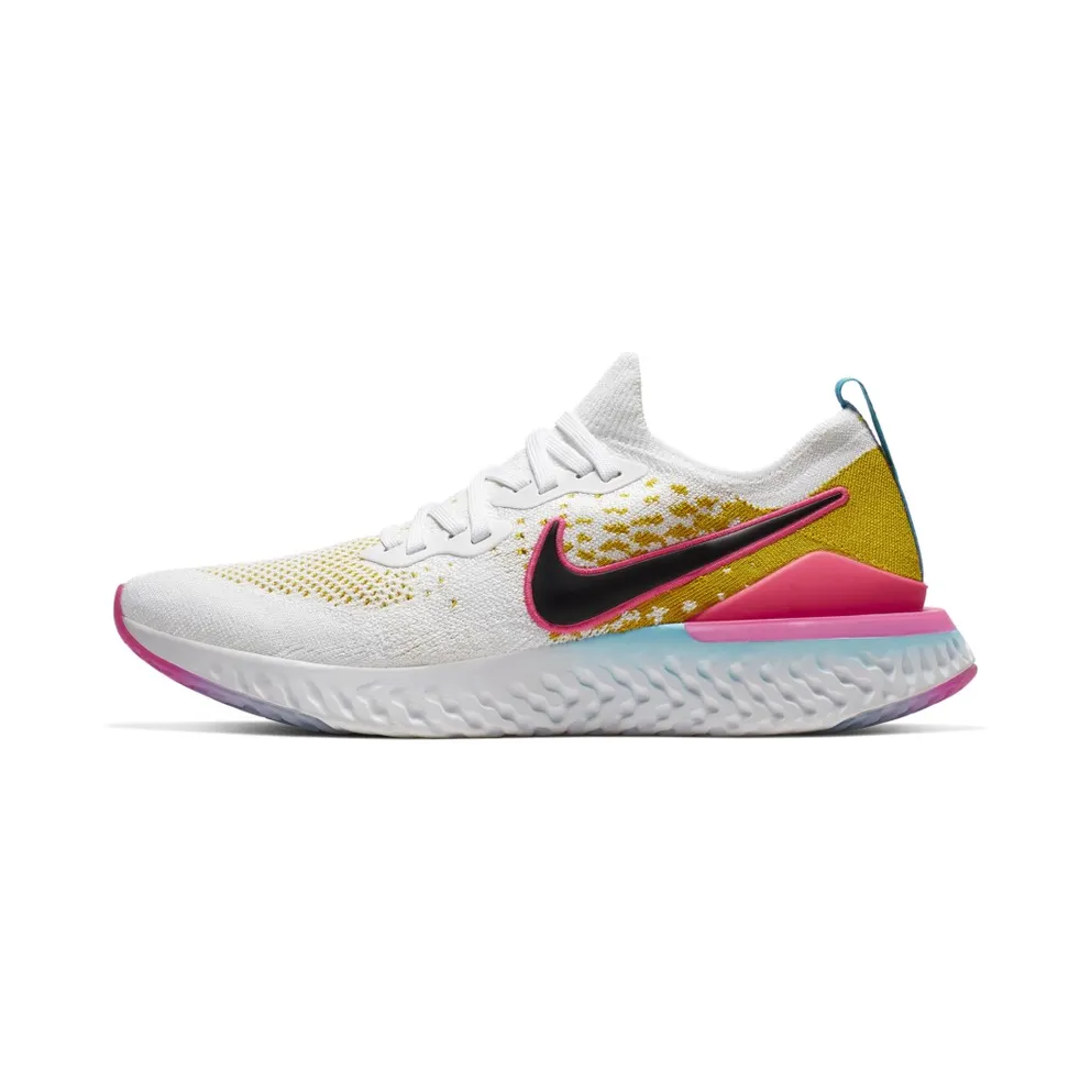 Nike Epic React Flynit 1 White Pink Blast Citron White/Pink Blast/Citron (CI7583-100)