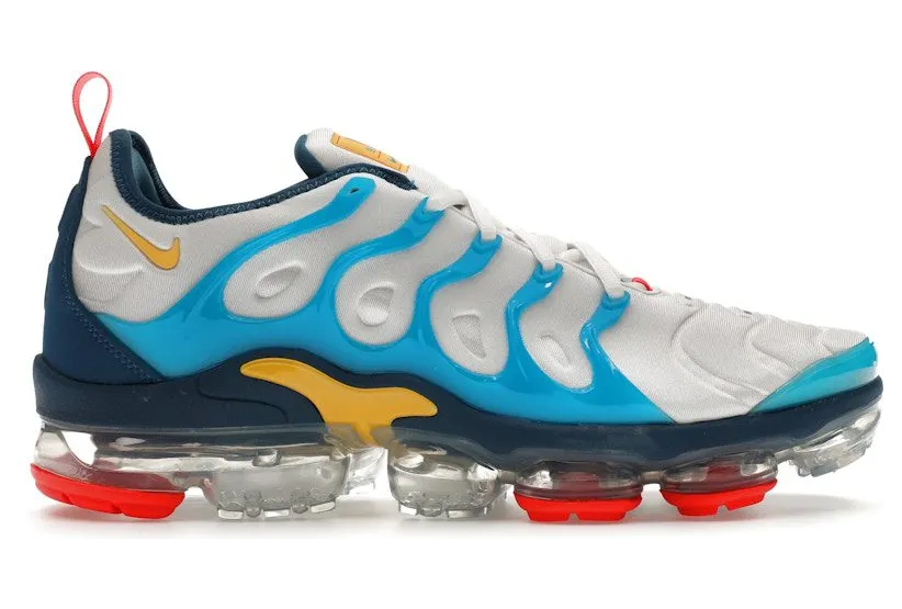 Nike Air VaporMax Plus White Citron Pulse Industrial Blue (FJ3999-100)