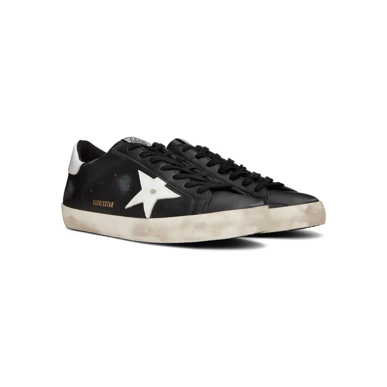 Golden Goose Super-Star Black White Leather (GMF00101F00032180203) (4)