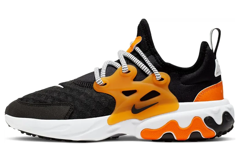 Nike React Presto’Black Ceramic’ GS Black/White/White/Bright Ceramic (CK2403-001)