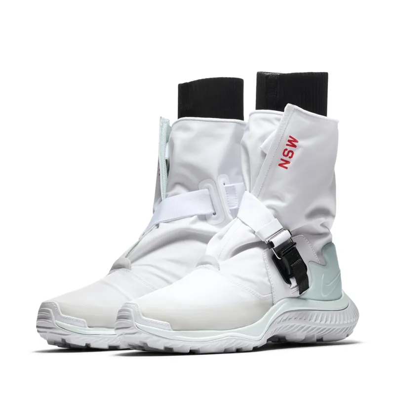 Nike NSW Gaiter Boot Barely Green (W) White/Black-Pure Platinum-Barely Green (AA0528-100)