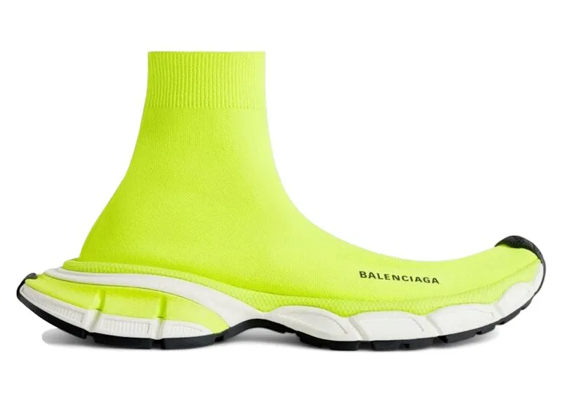 Balenciaga 3XL Sock Recycled Knit Sneaker Fluo Yellow (758483 W2DG1 7090)