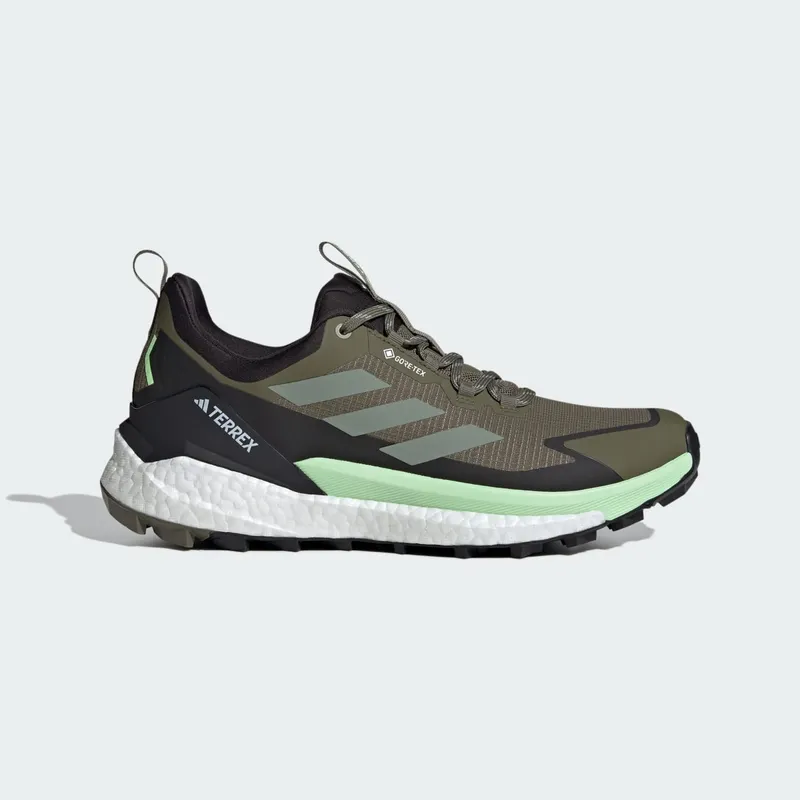 adidas Terrex Free Hiker 2.0 Low Gore-Tex Olive Strata Silver Green Core Black (IE5104)
