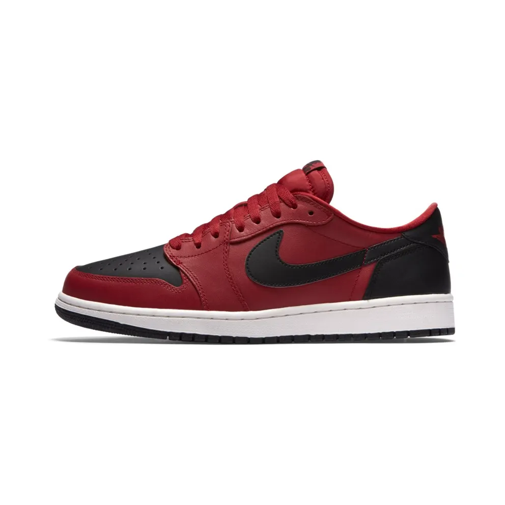 Jordan 1 Retro Low Gym Red Black Gym Red/Black-Sail (705329-601)