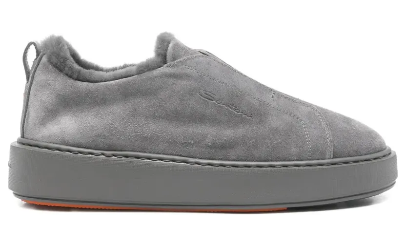 Santoni Victory slip-on sneakers – Grijs (WBCD61323PELPSAP)