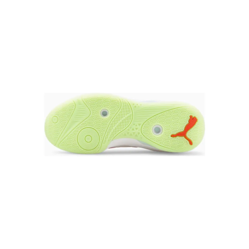Puma Eliminate Power Nitro Handball Shoes Green/White/Orange (10646004)