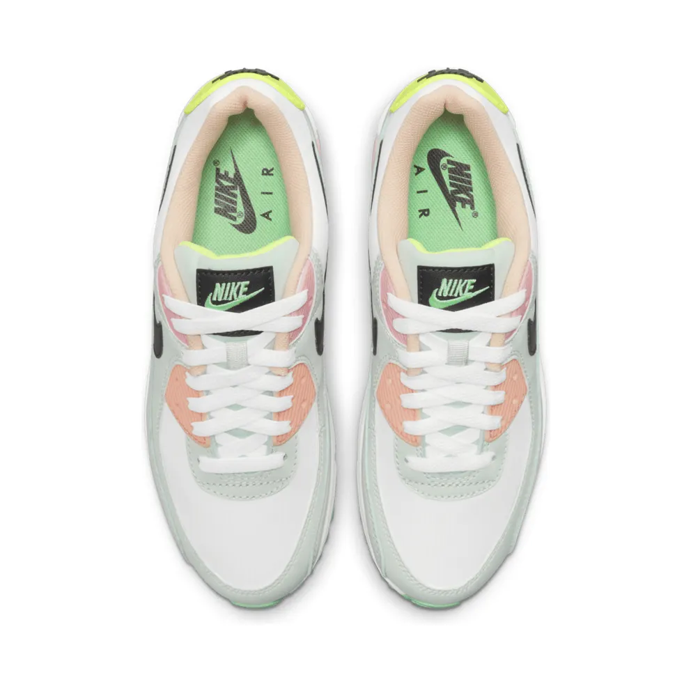 Nike Air Max 90 White Volt Green Glow (W) (CZ1617-100)