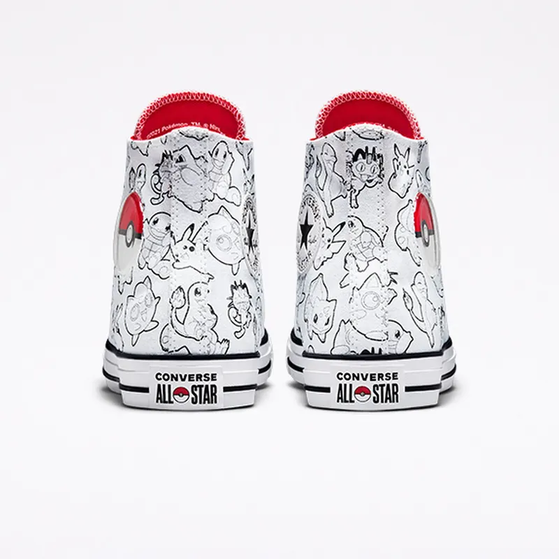 Converse Converse x Pokémon Poké Ball Chuck Taylor All Star White/black/university Red (A01651C)