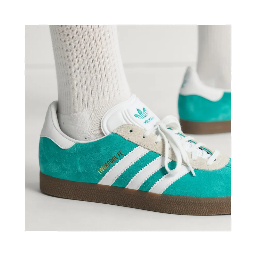 Adidas Gazelle Liverpool FC Sea Green / Cloud White / Gum (JR4159)