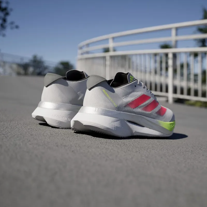 Adidas Adizero Boston 12 Dash Grey / Lucid Red / Lucid Lemon (JI4473)