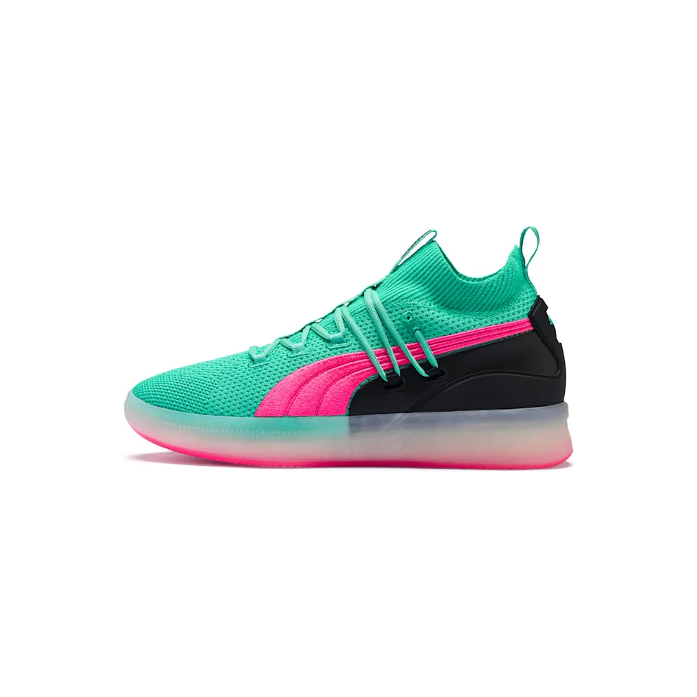 Puma Clyde Court Disrupt South Beach Biscay Green/Pink-Puma Black (191715-01)