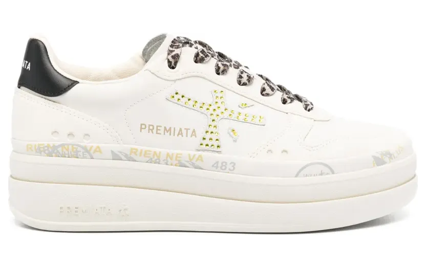 Premiata Plateau-Sneakers -Print Nude (MICOL6794C)