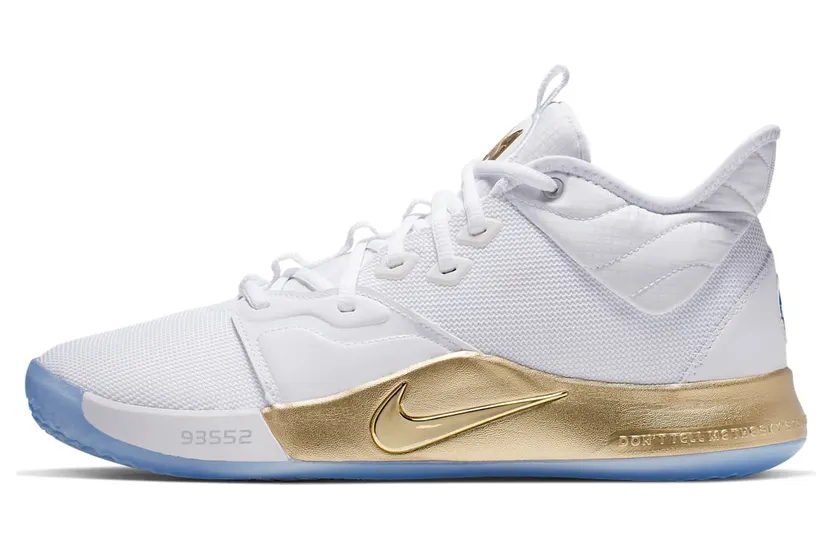 Nike NASA x PG 3 ‘Apollo Missions’ White/Metallic Gold (CI2666-100)