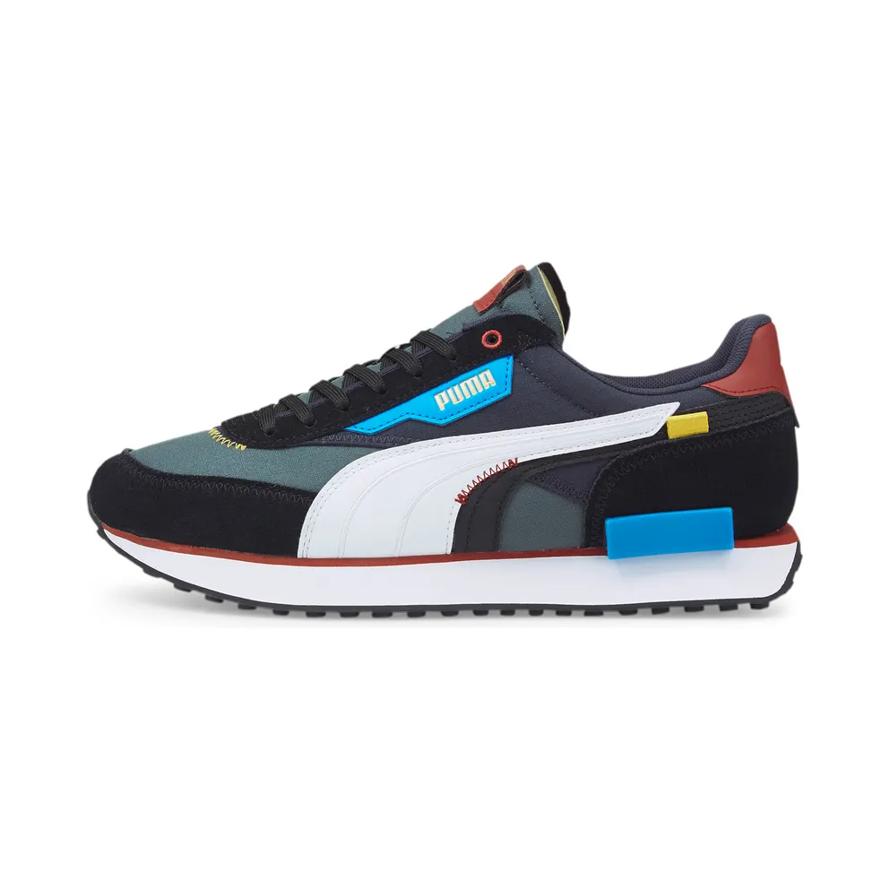 Women’s PUMA Future Rider Displaced Dark Slate/White (383148-01)