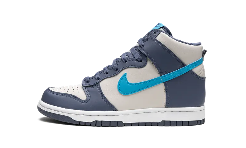 Nike DUNK HIGH GS “Light Bone / Diffused Blue” (DB2179-006)