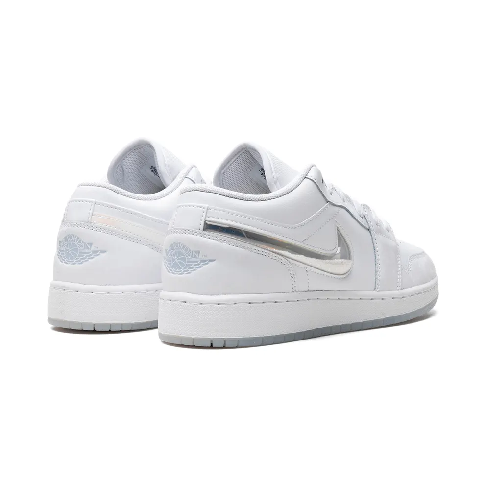 Air Jordan 1 Low GS “Glitter Swoosh” (FQ9112-100)