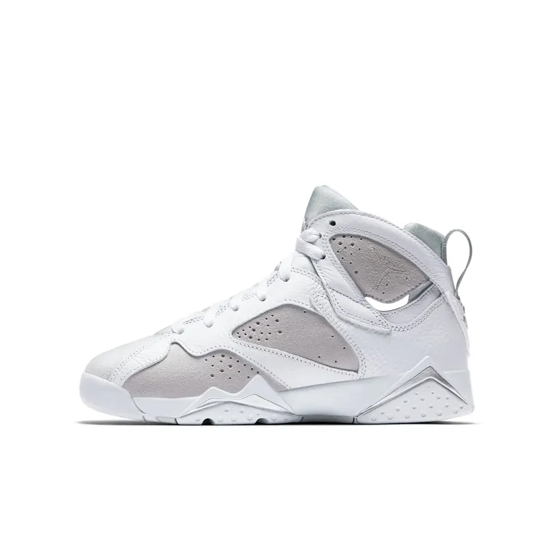 Jordan 7 Retro Pure Platinum (GS) White/Metallic Silver-Pure Platinum (304774-120)