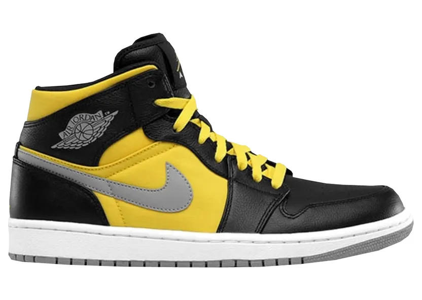 Jordan 1 Phat Mid Black Speed Yellow