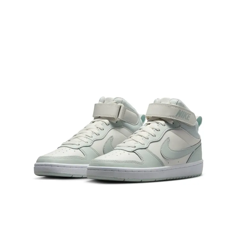 Nike Court Borough Mid 2 Sail White Light Silver (CD7782-127)
