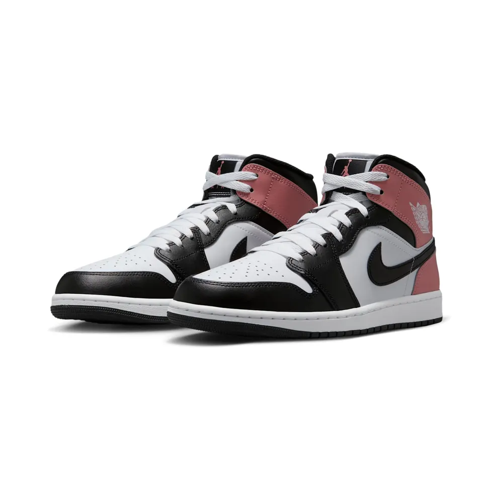 Jordan 1 Mid “White Rust Pink Black” (DQ8426-100)