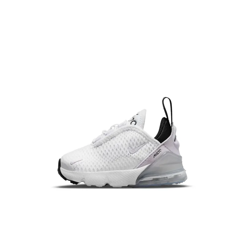 Nike Air Max 270 “White / Black / Metallic Silver / Pure Violet” (DD1646-159)