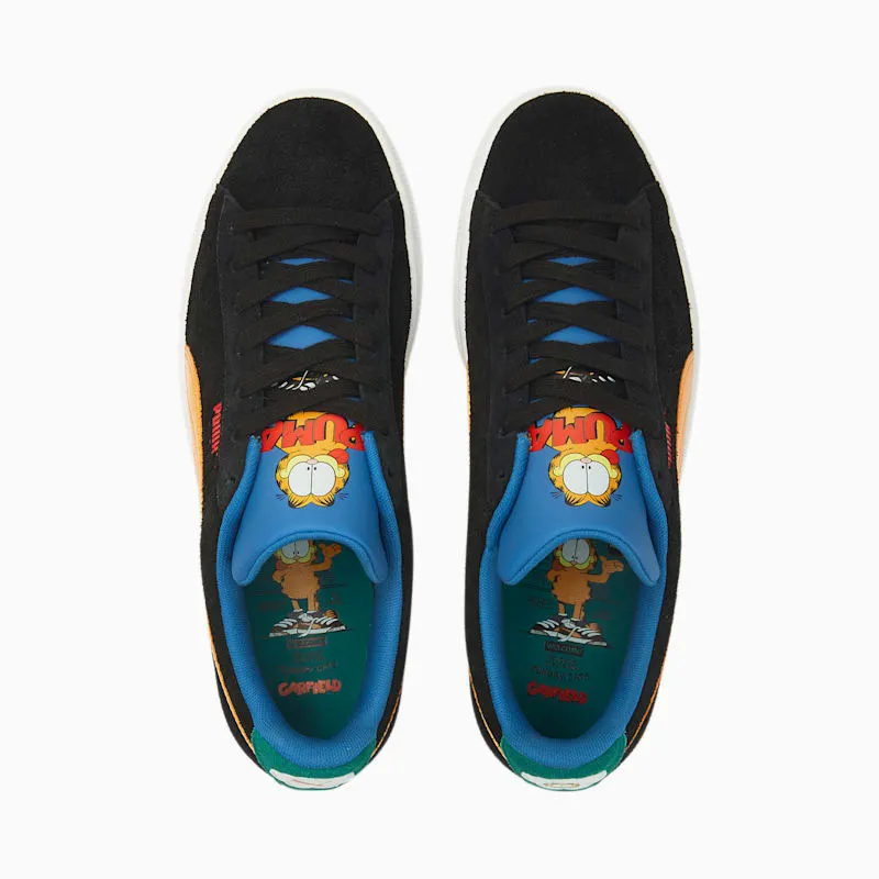 Puma Suede Garfield Dark Cheddar / Celandine / Vallarta Blue (384182-01)