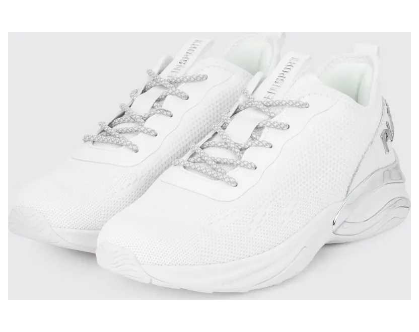 Plein Sport Crochet Knit Sneakers White (SAESUSC0747STE003N0101)