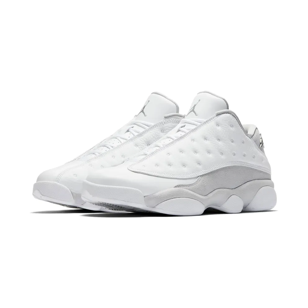 Jordan 13 Retro Low Pure Platinum White/Metallic Silver (310810-100)