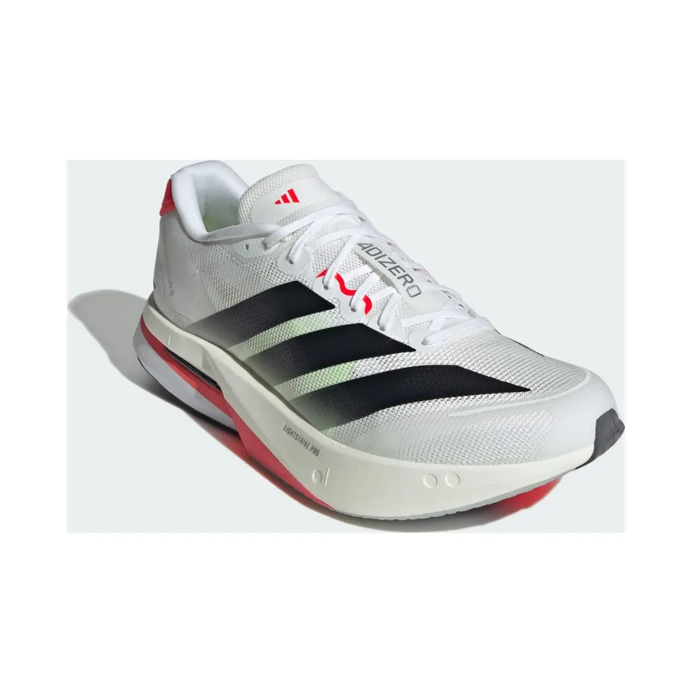 Adidas Adizero Boston 13 Cloud White / Core Black / Lucid Red (JS4932)