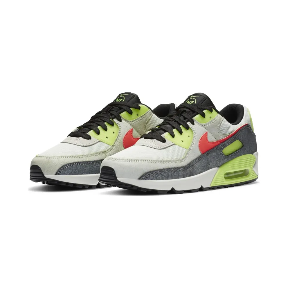 Nike Air Max 90 N7 (2020) Grey/Volt-Crimson-Black (CV0264-001)