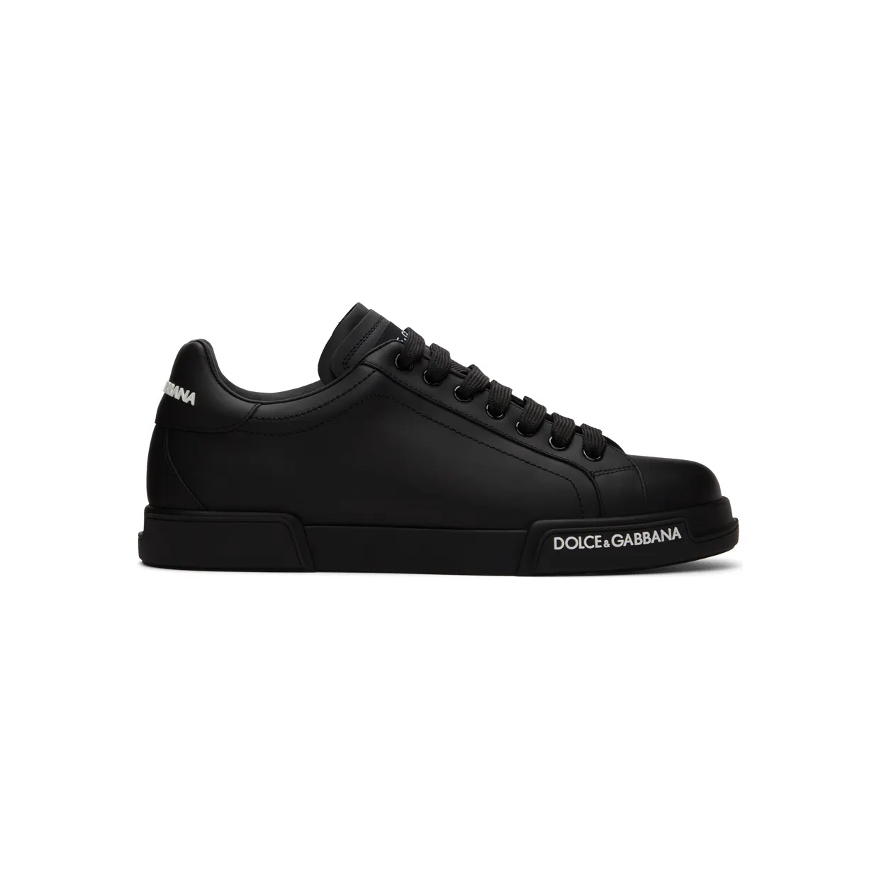 Dolce & Gabbana White Nappa Portofino Sneakers (CS1774 AA335)